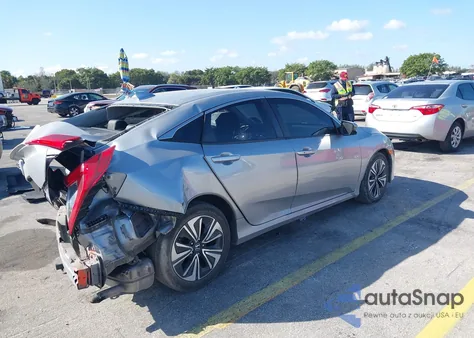 2018 Honda Civic Ex-L from USA, damaged, VIN JHMFC1F75JX034552